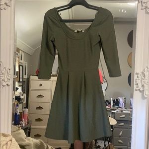 Green miss selfridge dress